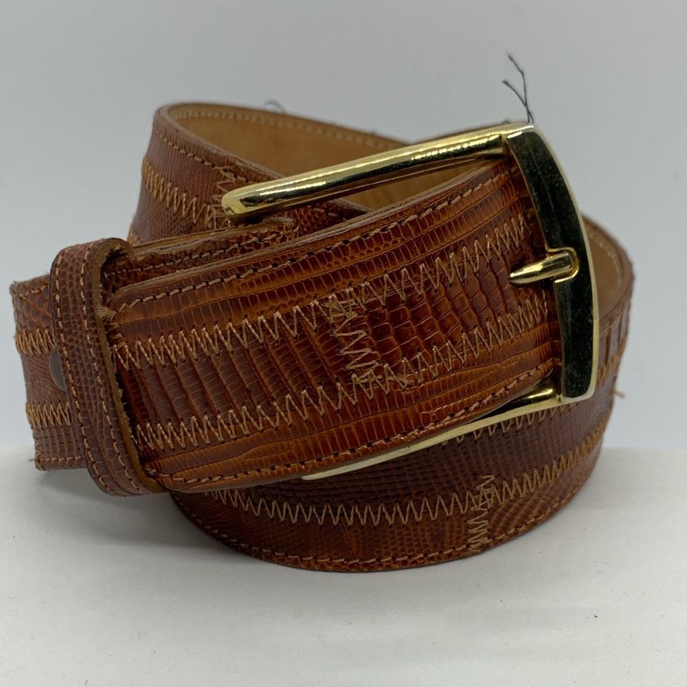 Tony Lama Genuine Lizard Belt sz 34